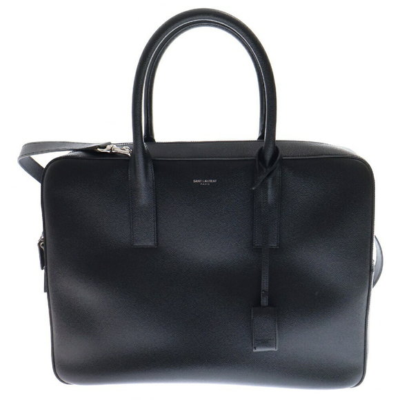 Saint Laurent Museum Briefcase Business Black PARIS - Picture 1 of 5